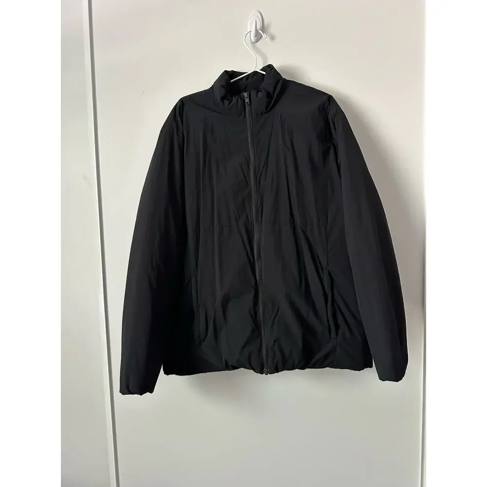 Mens Gap Black Lightweight Puffer Jacket size Large